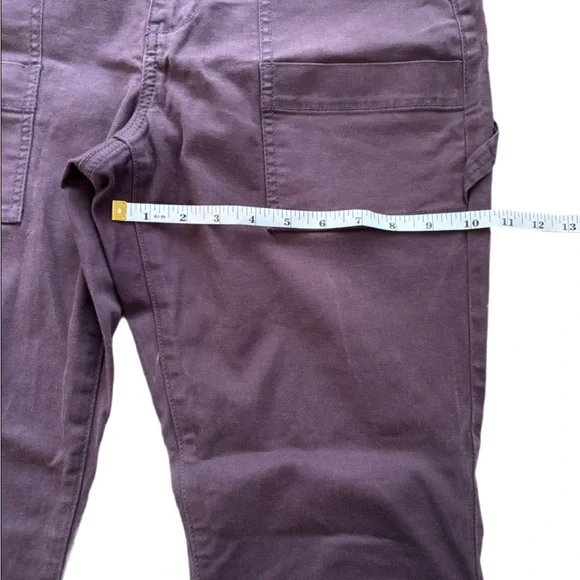 Cabi Carpenter Straight-Leg Pants Size 8 Plum Purple - Picture 4 of 6